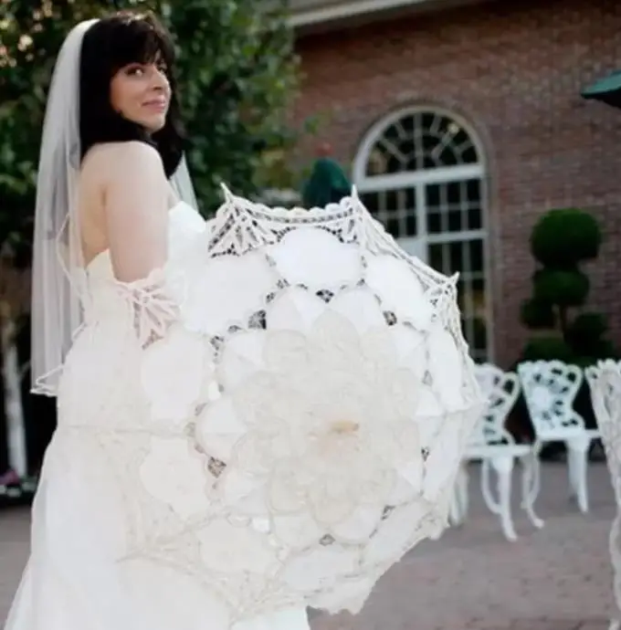 Винтажный крючком хлопковый кружевные зонты с вышивкой античный зонтик для