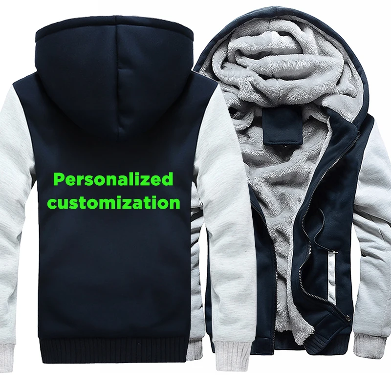 

Personalized Customization Men Thick Hoodies
