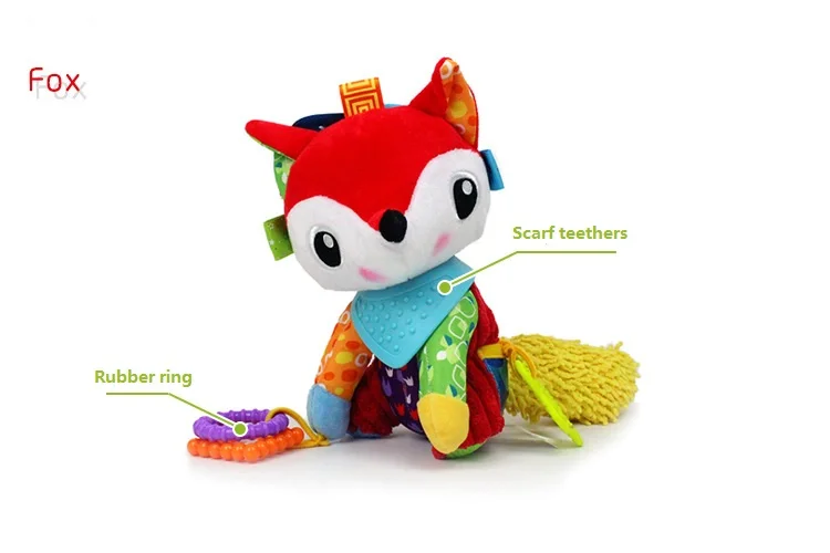 Веселая обезьяна прекрасные плюшевые мягкие игрушки с текстурой Мягкая кроватка