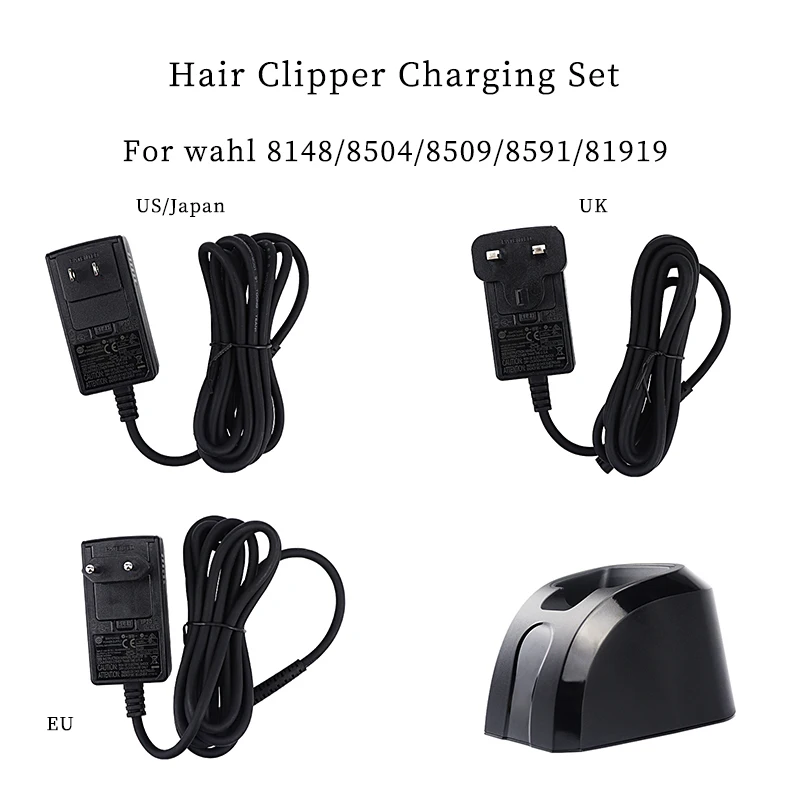 

Barbershop Fast Charging Clipper Accessories Trimmer Power Adapter, For wahl 8148/8504/8509/8591/81919 Haircut Tools