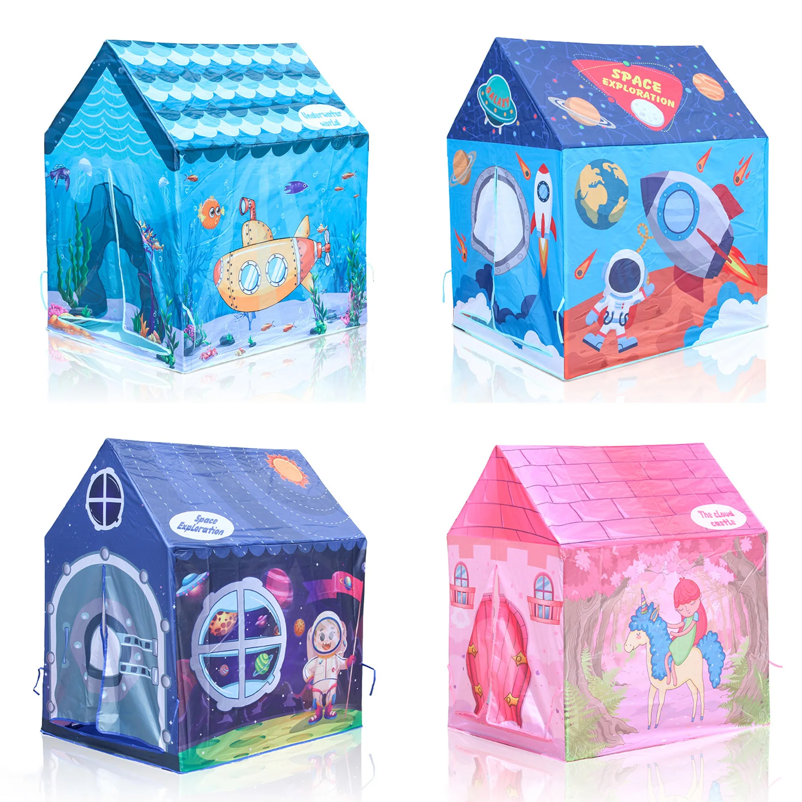 

Portable Children Play Tent Indoor Outdoor Baby Playhouse Infant Toys Ball Pool Castle Pretend Play House Toy Halloween Gift