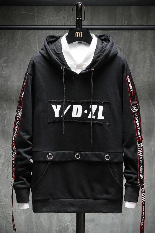 Толстовка с капюшоном в стиле хип-хоп индивидуальным принтом осень 2019 | Мужская