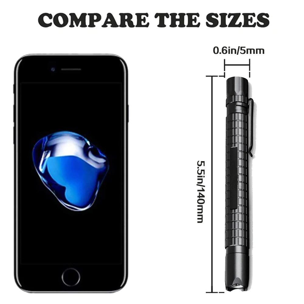 Мини-вссветильник из алюминиевого сплава светильник длинный портативный фонарь