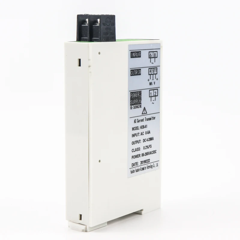 

current transmitter input 0-1A,0-5A,0-10A AC output 1-5V,0-10V,4-20ma Current conversion voltage