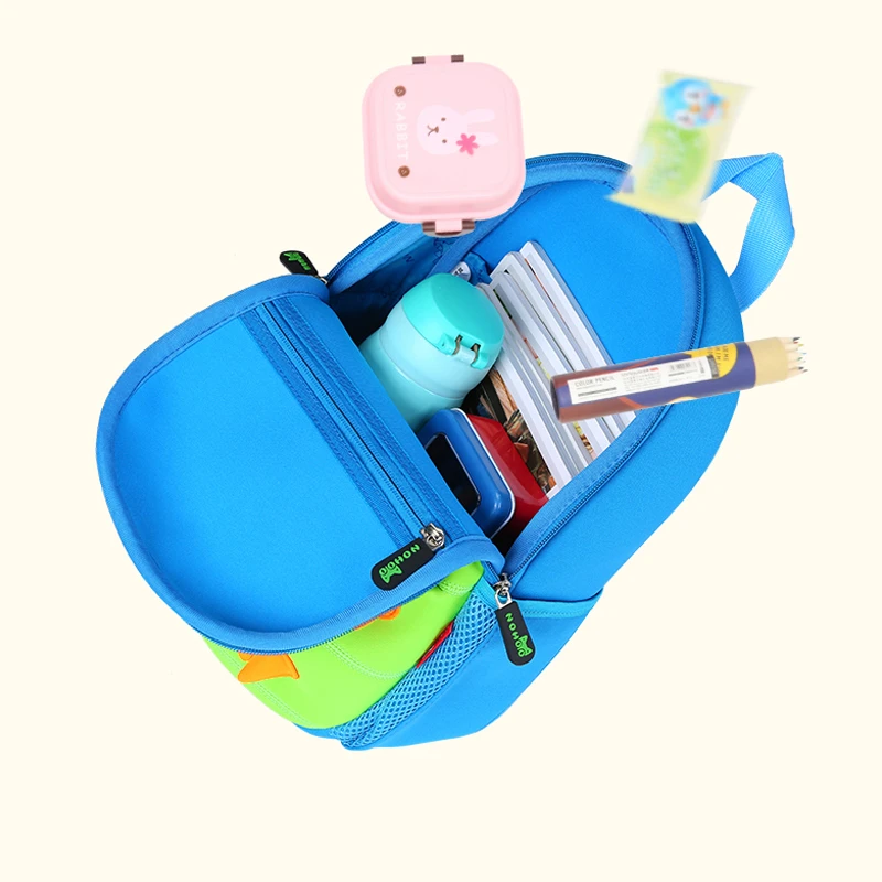 NOHOO портфель школьный для мальчиков водонепроницаемый Мультфильм 3D Динозавр рюкзак высокого качества Детские сумки
