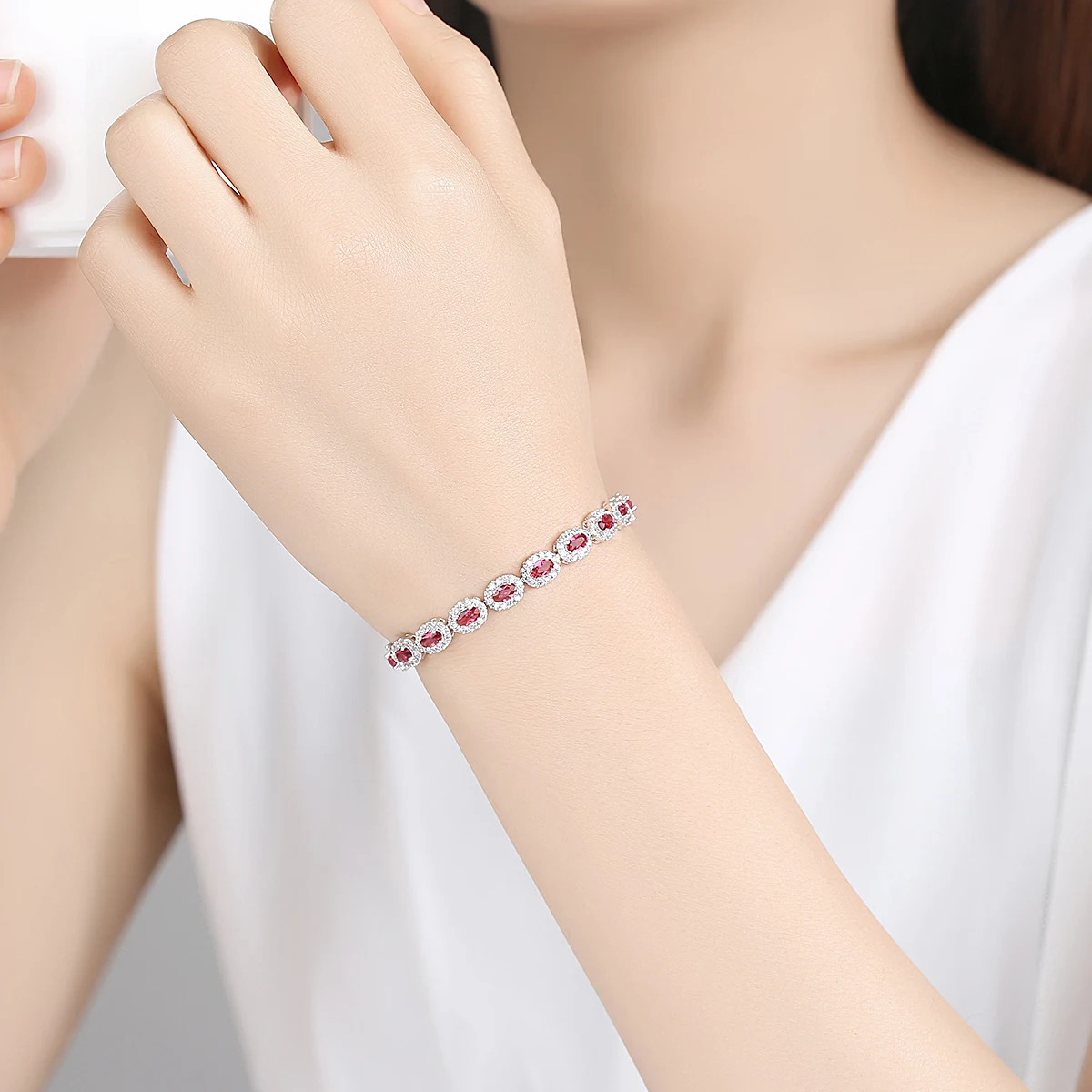 Luoteemi Шарм оживальной Форма камень циркон крошечные кубический вокруг белого