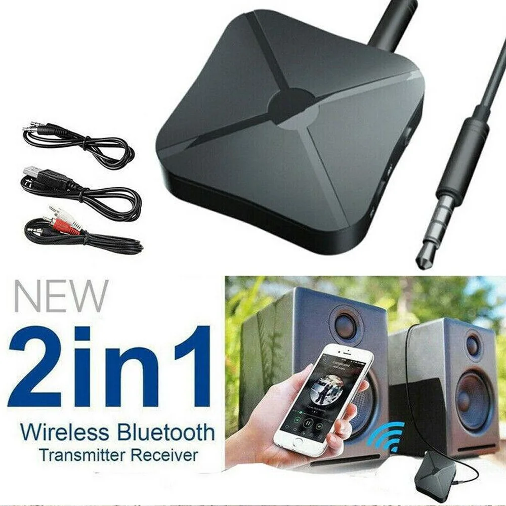 Bluetooth 5 0 4 2 приемник передатчик в 1 аудио музыка стерео беспроводной адаптер с RCA 3
