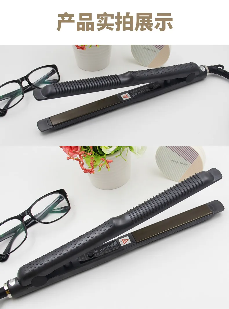 

Professional Hair Straightener Curler Ceramic SpinNCurl1 Corrugated Curling Flat Iron Hair Straigh Curl Ourmaline Styler Tool