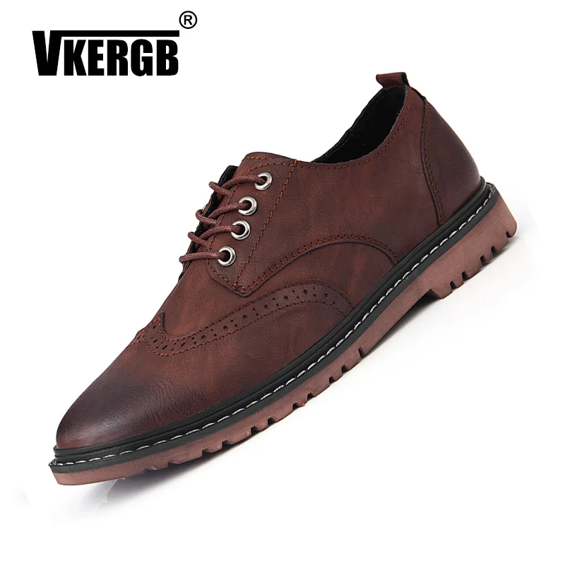 

British Style Casual Brogues Shoes Loafers Casual Shoes Male Adult Loafers Hollow Oxford Daily Footwear Italian Fashion Driving