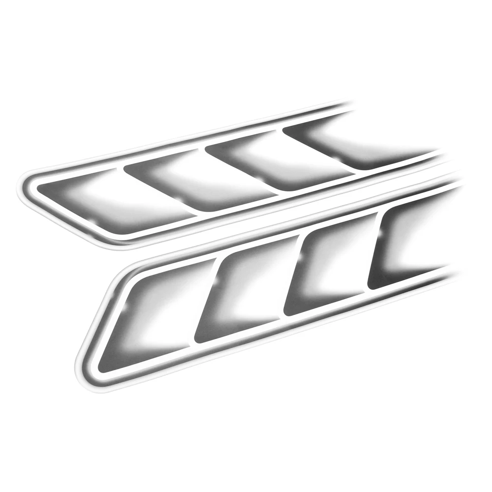 Автомобиль 3D Поддельные вентиляционные отверстия декоративные боковые наклейки