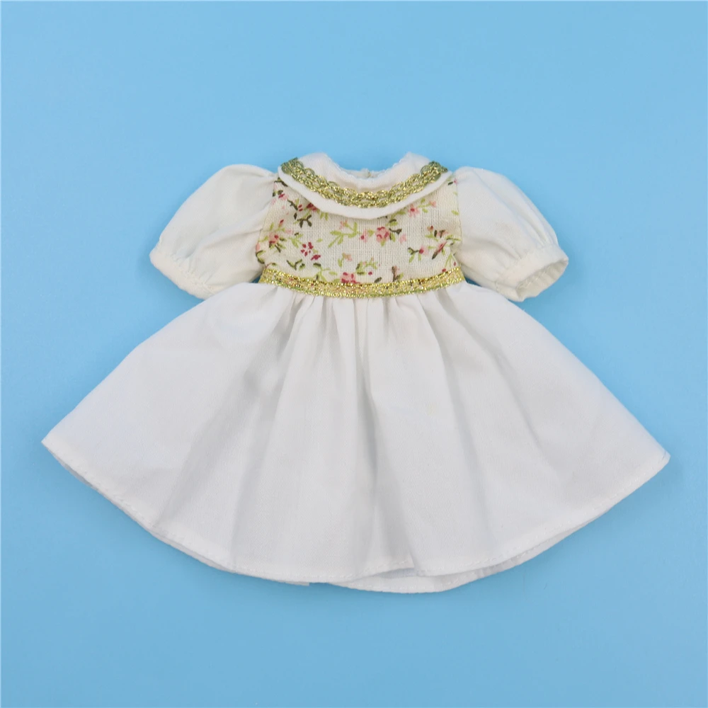 Одежда для кукол Blythe 1/6 в белом платье зеленом аниме | Игрушки и хобби
