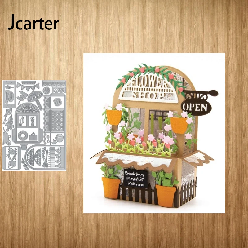 Сделай Сам магазин автомобиль песчаный пляж цветы металлические режущие штампы