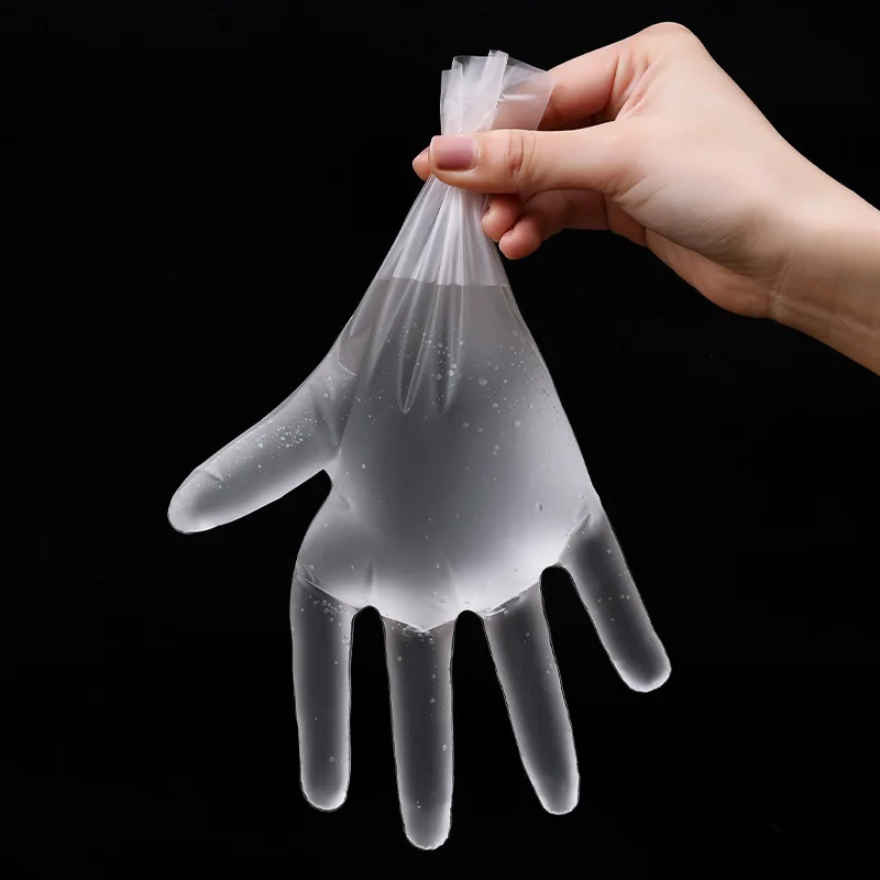 

100PCS Disposable Gloves PVC Gloves for Household Kitchen Bathroom Cleaning Gloves