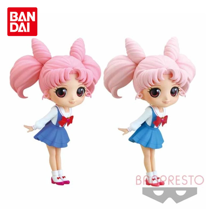 

Bandai оригинальный QPosket Сейлор Мун Chibiusa Kawaii милые аниме экшн-Фигурки игрушки коллекционные модели украшения подарки для детей
