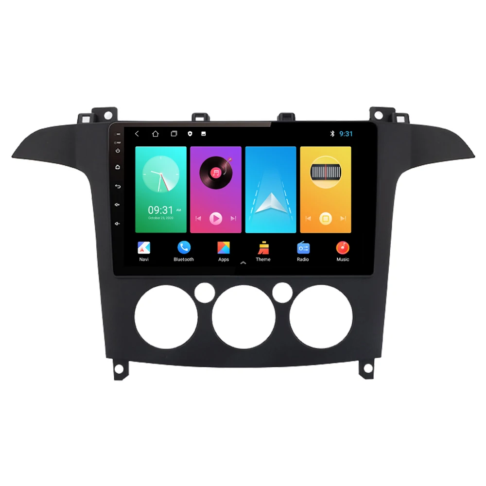 

For Ford S-Max S Max 2007-2015 9 Inch 2 Din Car Multimedia Player Android Wifi GPS Navigation Radio FM Bluetooth