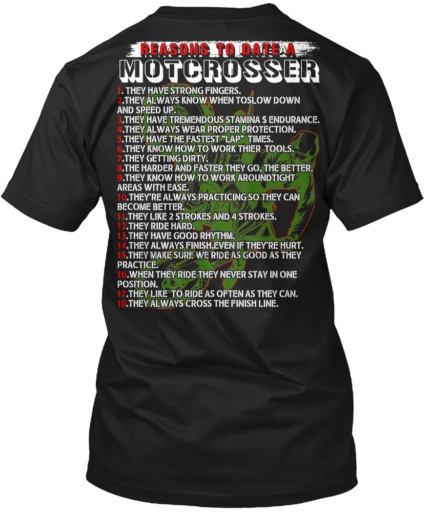 Мужская футболка Morocross consions TO DATE A MOTOCROSSER женские футболки| |