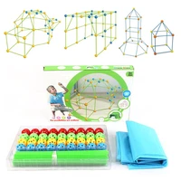 new kids construction fort building castles tunnels tents kit diy 3d play house building toys for boys girls gift pre sale
