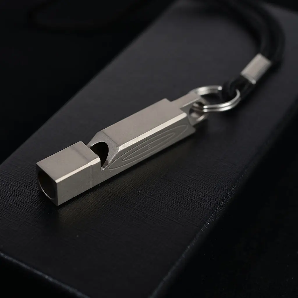 

High Emergency Whistle Single Tube Loud & Lanyard Keychain for Dog Training