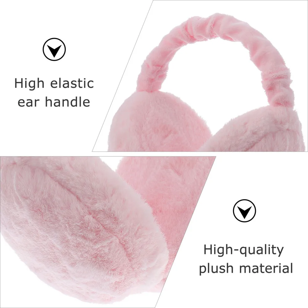 

1pc Fashionable Girl Earmuff Plush Ear Muff Warm Ear Cover Ear Warmer