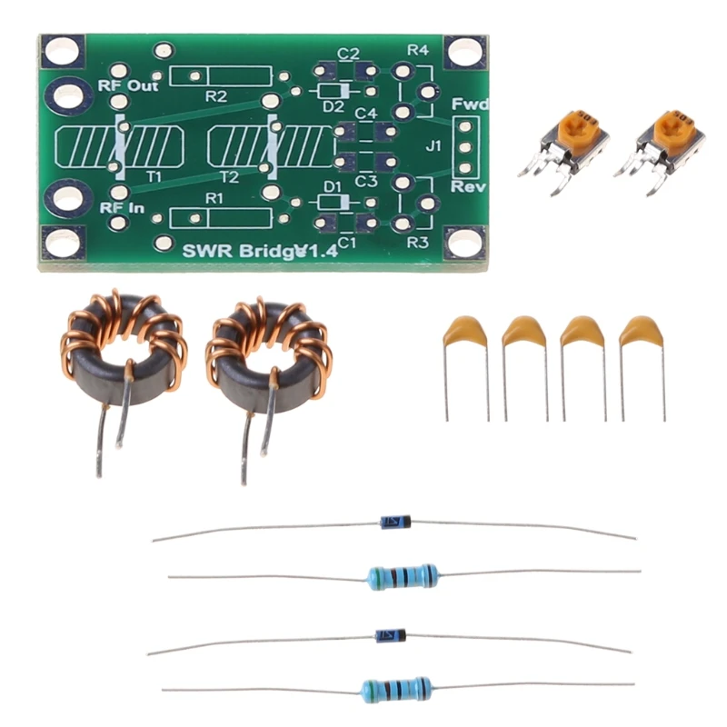 

Плата 1,8 M-30MHz Swr_bridge_1.4 собранные электронные компоненты DIY отражающий мост для RF