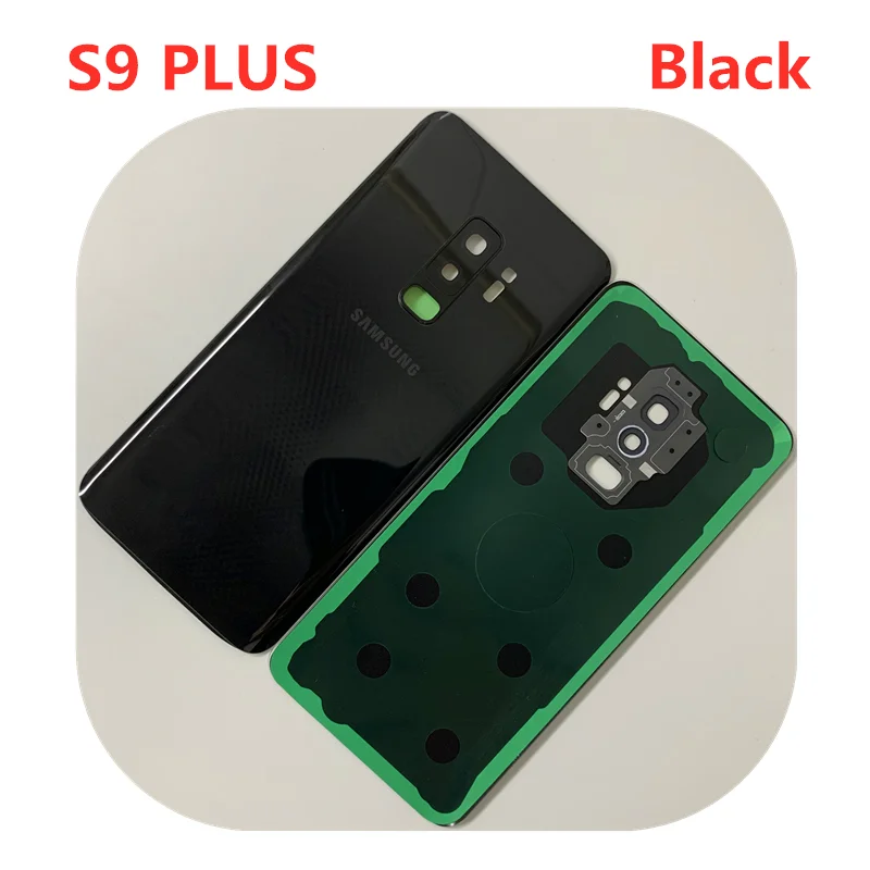 

Housing Battery Door Replacement + Camera Frame For Samsung Galaxy S9 Plus S9 G960 s9+ G965 NOTE9 N960 Back glass Rear Cover