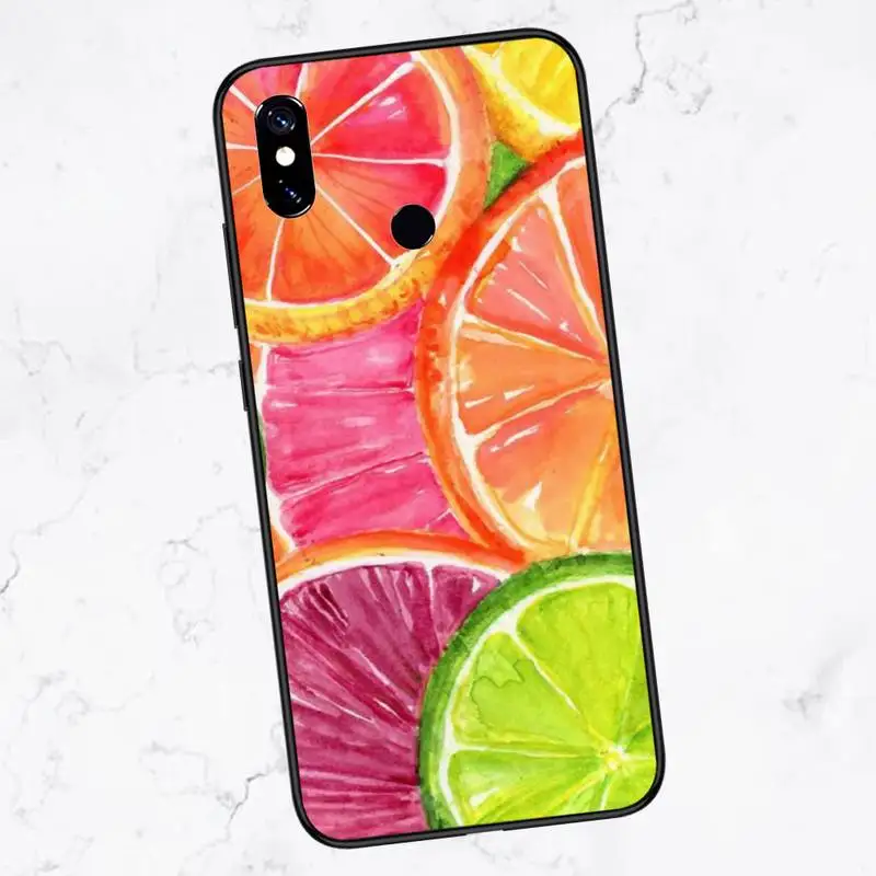 

fruit Orange pineapple kiwi Phone Case For Xiaomi Redmi 7 8 9t a3Pro 9se k20 mi8 max3 lite 9 note 9s 10 pro