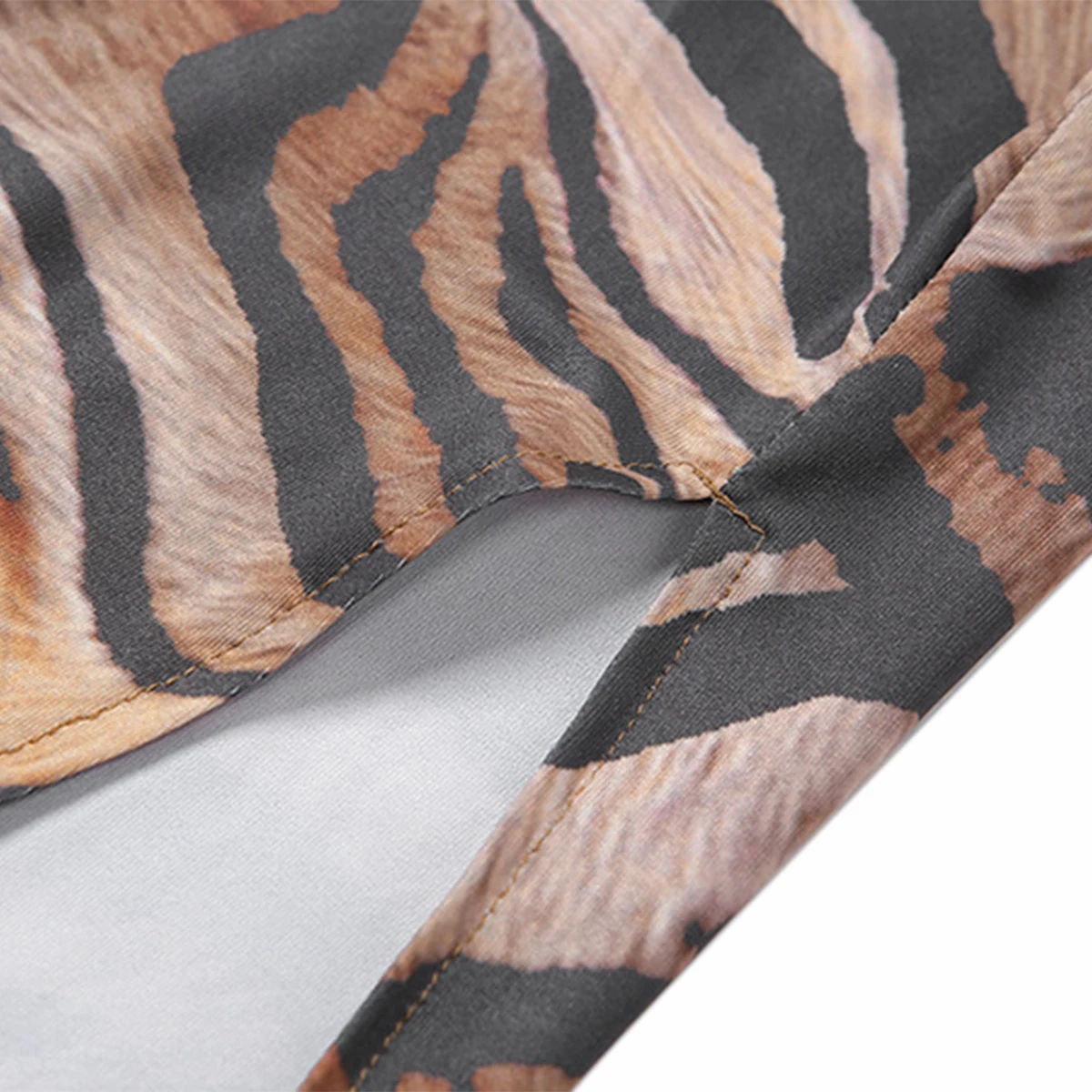 

Gaono Women Fashion One-Shoulder Sling Bodycon Dress Summer Sleeveless Print Street Casual Long Dress For Party Club New