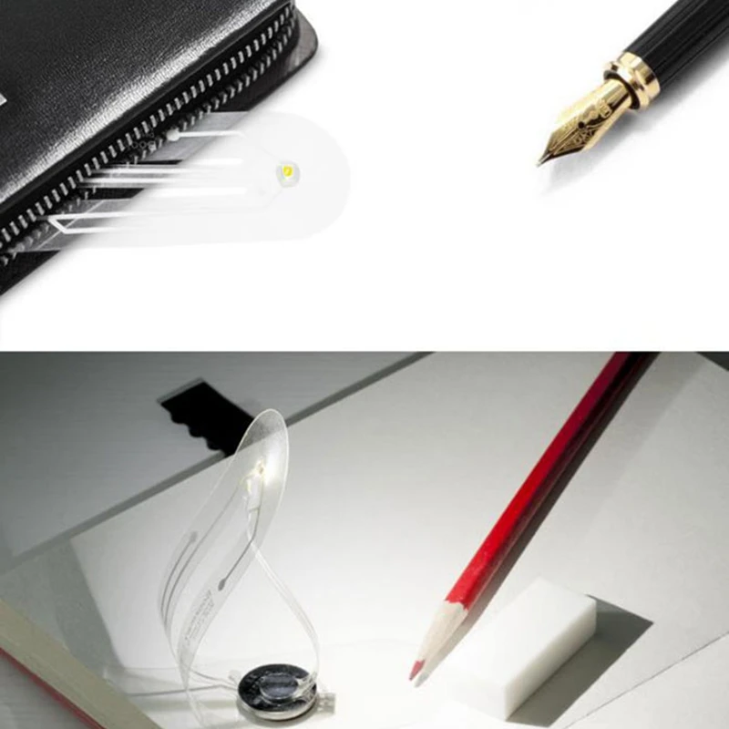 Портативный светодиодный мини-светильник для книг закладка аккумулятора