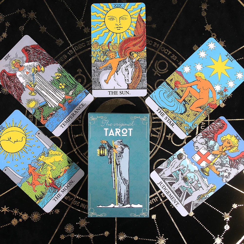 Таро без рамки оригинальный с 78 карточками популярные гадания для новичков