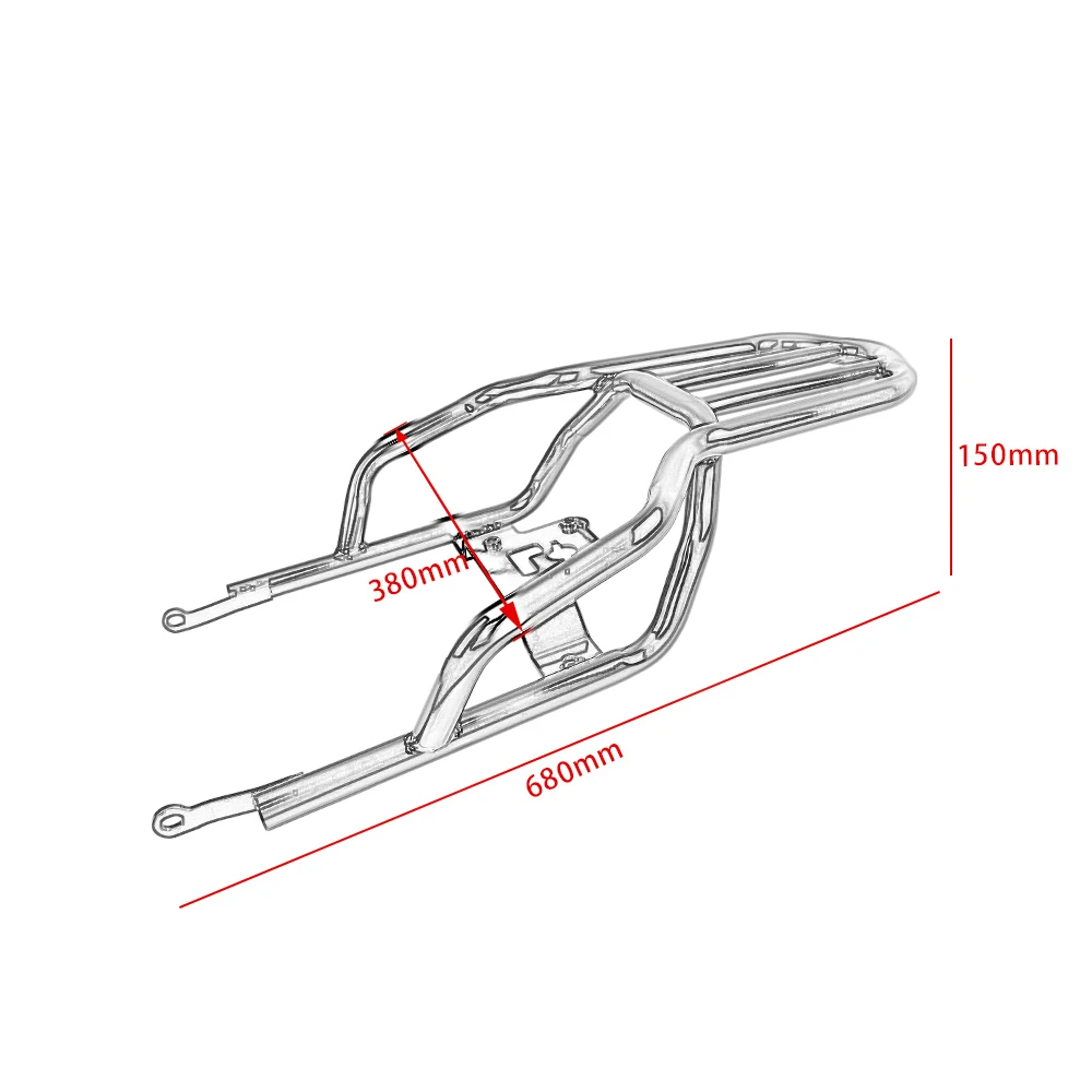Задняя багажная стойка для мотоцикла полка перевозки багажника 2018 Kawasaki Z900RS Z 900 RS