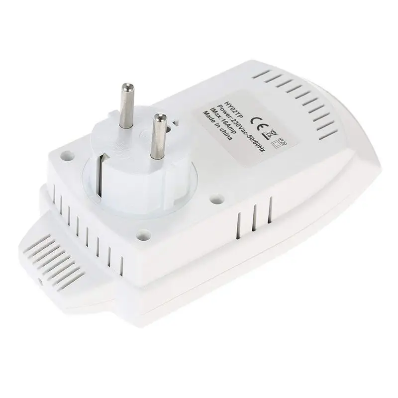 Беспроводной контроллер температуры с евровилкой программируемый термостат для