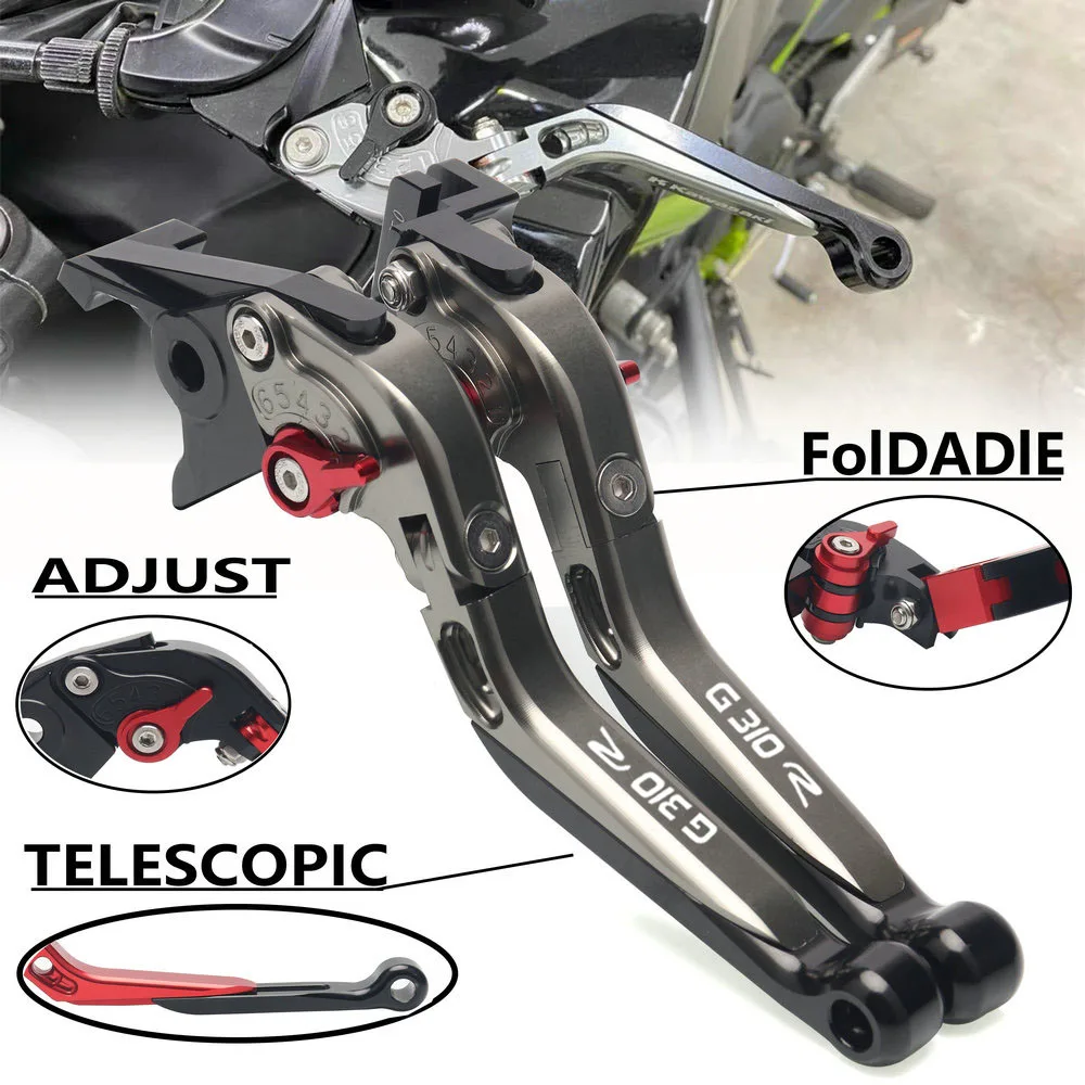 Motorcycle Accessories Adjustable Folding Brake Clutch Levers Extendable Guard Protector For BMW G310R G310 R G 310 2017-2021 |