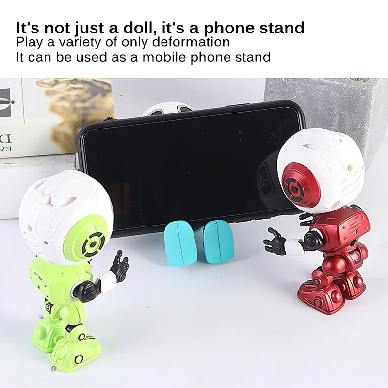 

Alloy Intelligent Recording Talking Robot Dialogue Manual Deformation Robot Children Action & Toy Figures Education Toys Gifts