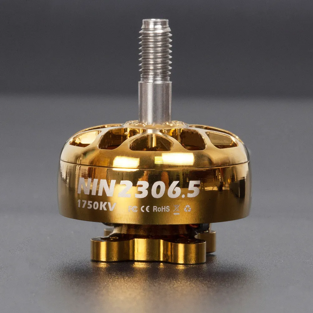 FLYWOO NIN PLUS N2306.5/N2806.8 2306,5/2806,8 1350KV 1750KV 2450KV 2750KV 2-6S бесщеточный мотор для радиоуправляемого дрона FPV Racing