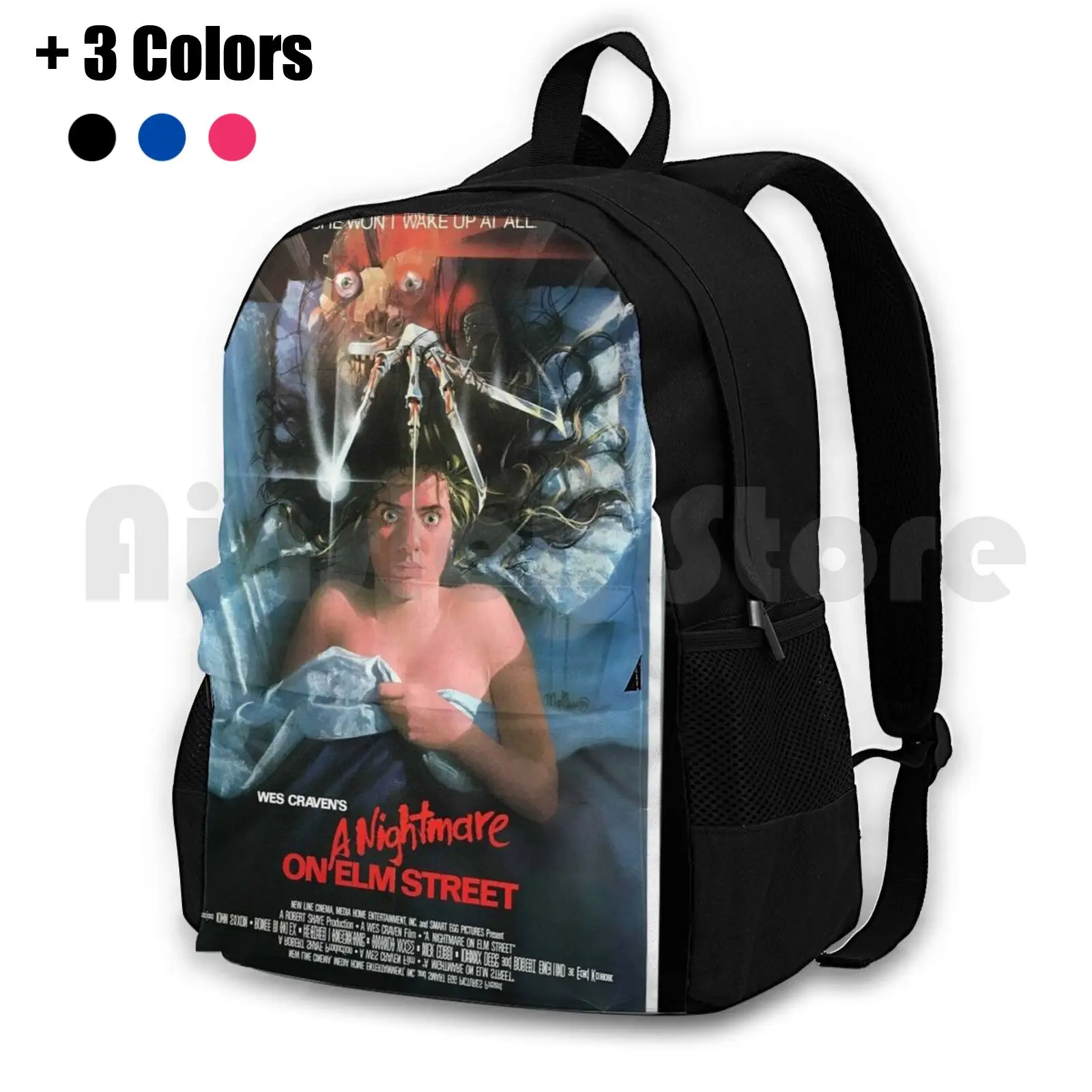 

Anoes ( Vintage Poster ) Outdoor Hiking Backpack Waterproof Camping Travel Anoes Movie 80S Movies 80S Horror Movies Nightmare