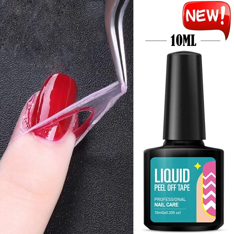 Modelones Peel Off Latex Cuticle Guard Nail Tape Anti-freezing Glue Protector Easy Clean Gel | Красота и здоровье