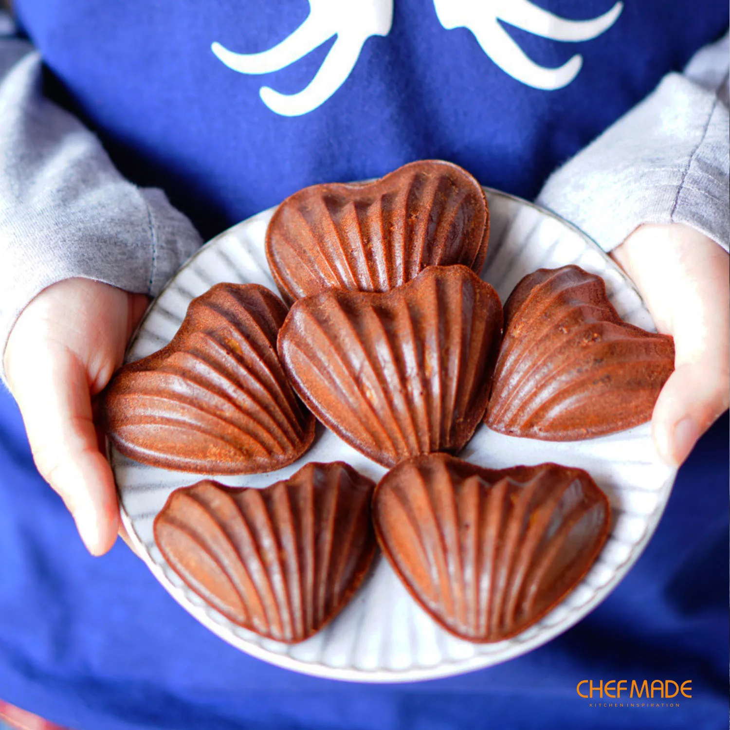 CHEFMADE Madeleine форма для выпечки тортов 12 полости с антипригарным покрытием в форме