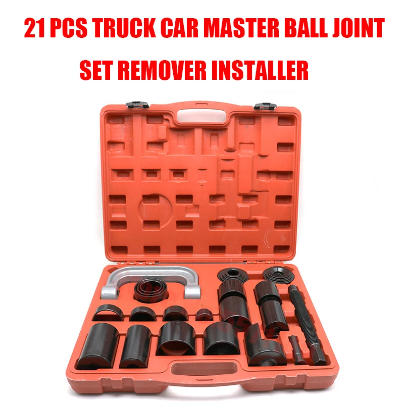 21pcs/set Car Ball Joint Service Tool Kit Ball Joint Auto Repair Remove for Most GM Ford For Dodge 2 & 4 Wheel Drive Pickups Van