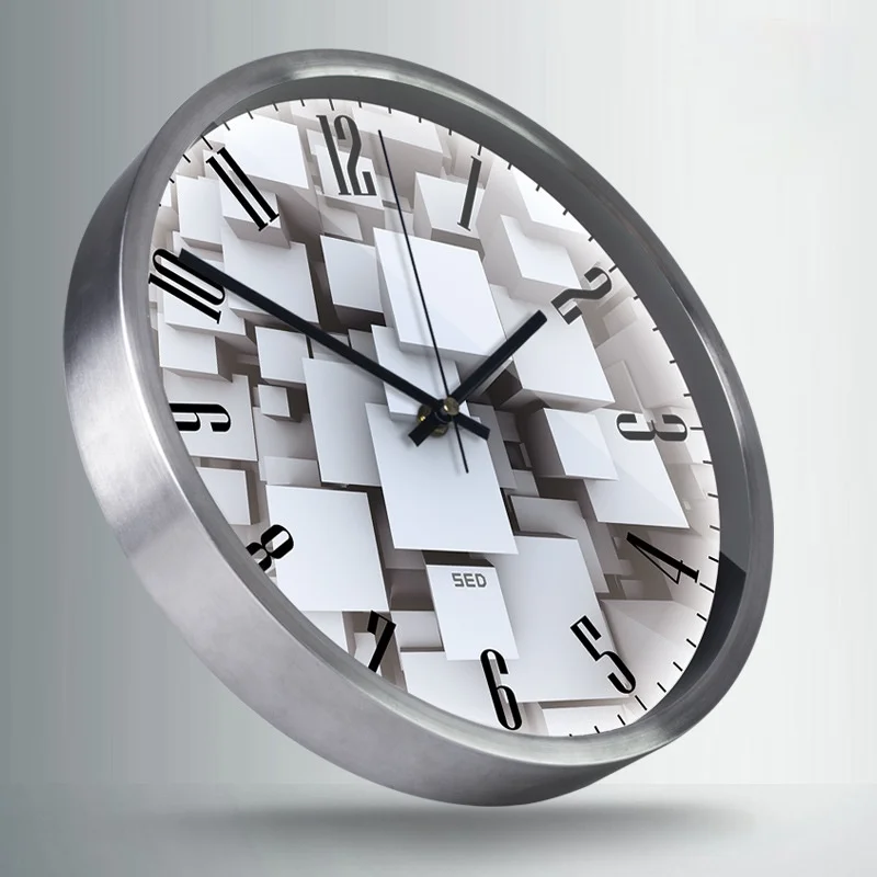 

Large 3D Wall Clock Modern Design Clocks Metal Wall Watches Home Decor Nordic Creative Living Room Bedroom Decoration Gift