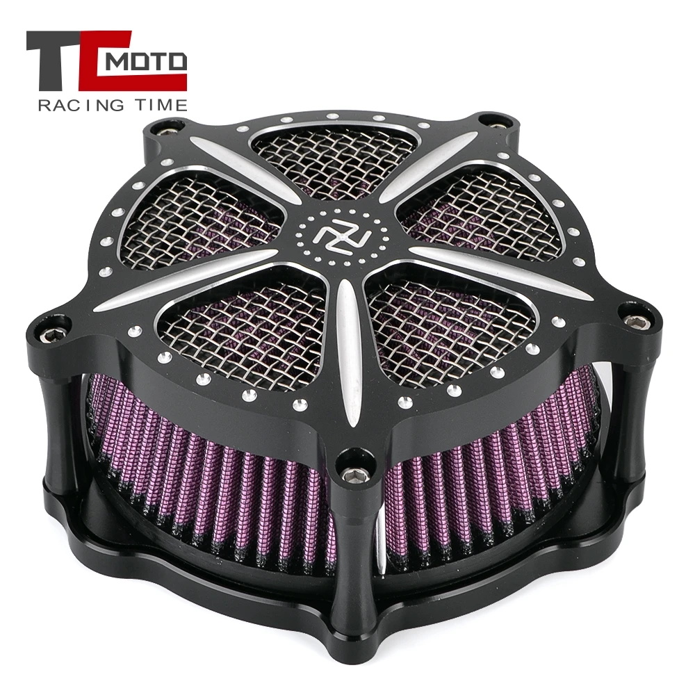 

Фильтр для мотоцикла TCMOTO, алюминиевый воздухоочиститель подходит для Harley Sportster XL 883 XL 1200 2004-2016 Sporter XL 1991-2016