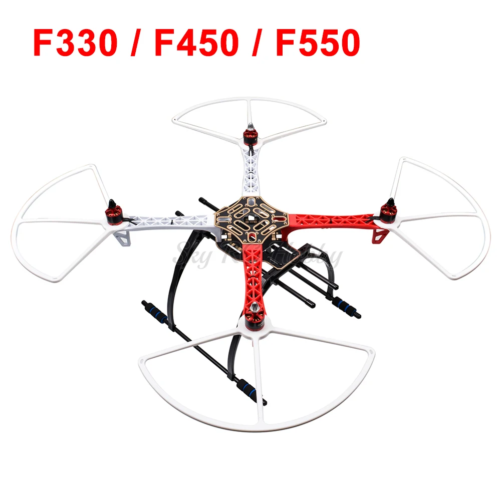 F330 F450 F550 450 мм 550 стойка рамы дрона с посадочным шасси/пропеллером защитный кожух