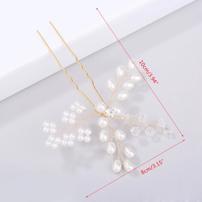 Оптовая продажа шпильки с жемчугом для свадебных торжеств роскошные украшения
