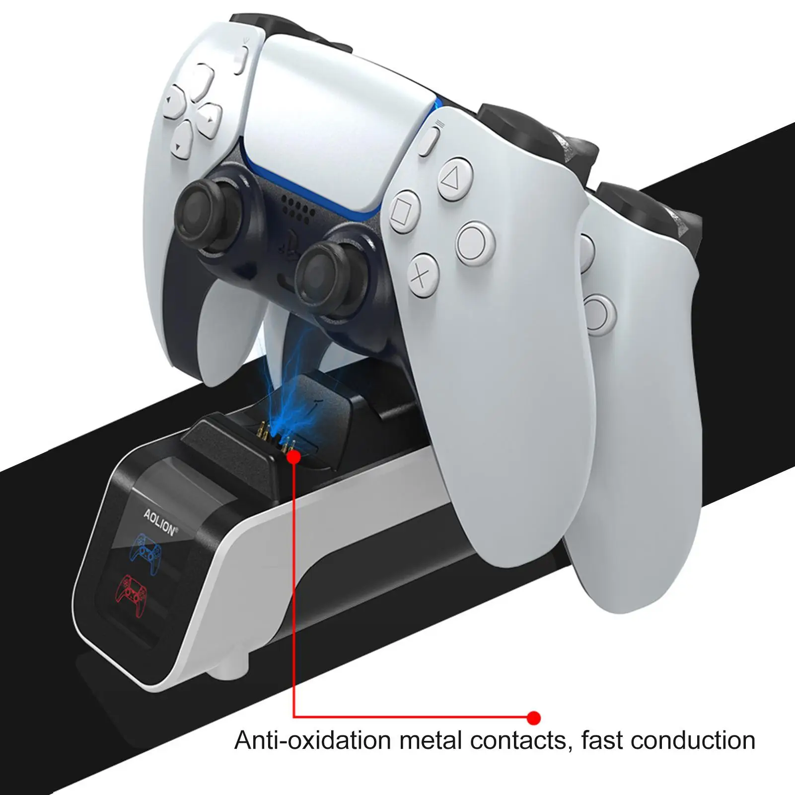 

For Sony PS5 Fast Charging Controller Charger Type-C Powered Charging Dock For Playstation 5 Move Joystick Gamepad Controller