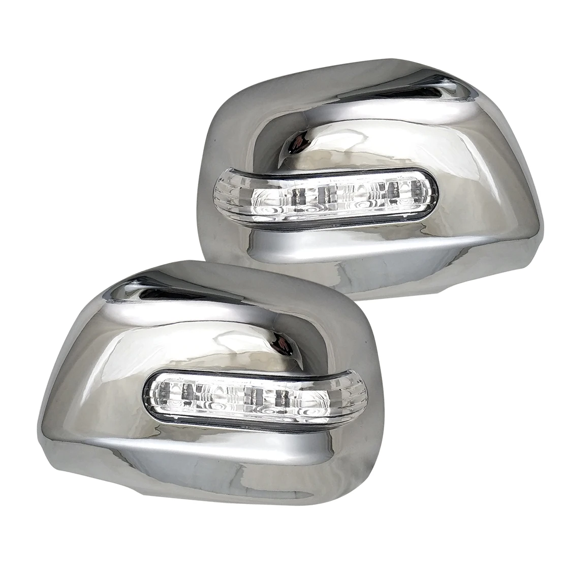 

Side Rearview Mirror Cover Cap Trim With LED Light Fit For Toyota Highlander SUV 2001 2002 2003-2006 2007 North America model