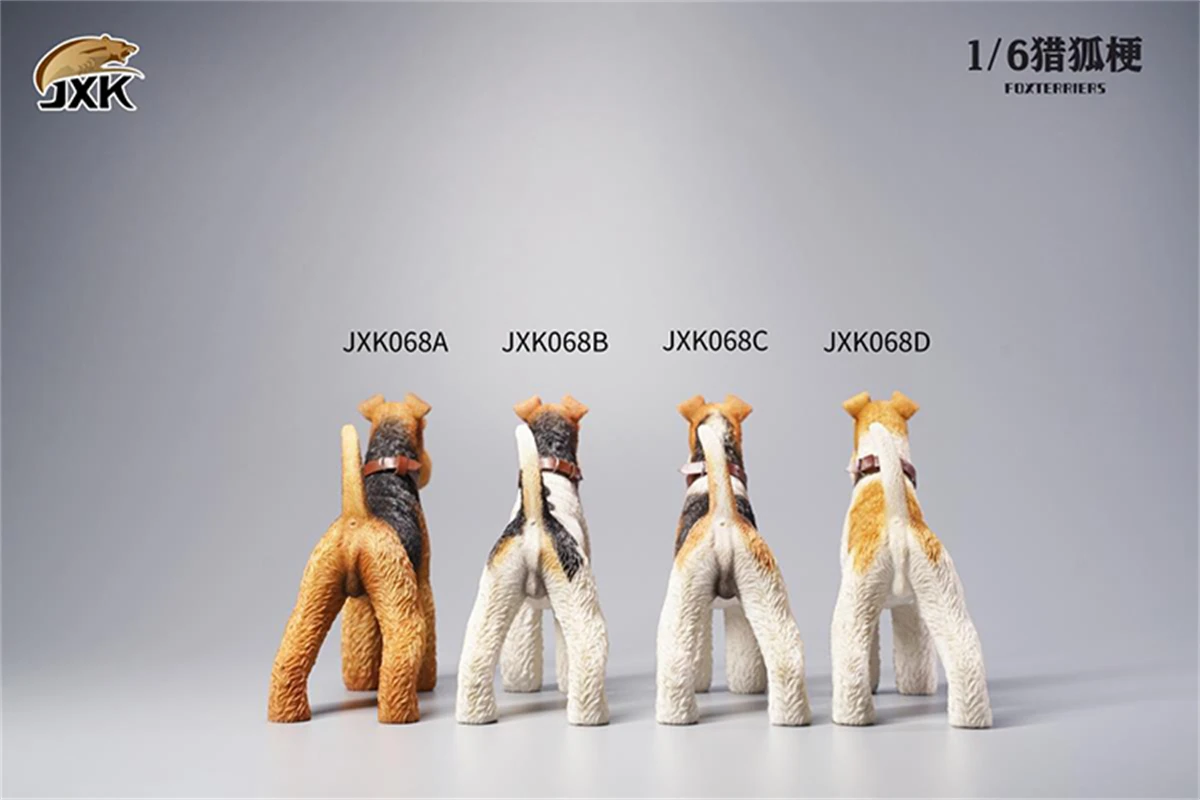 Модель JXK 1/6 foxterers милая фигурка собаки животного коллекционное украшение игрушка