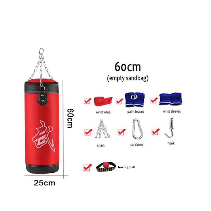 Тренировочные Фитнес синий песком боксерский мешок ММА спортивные учебный