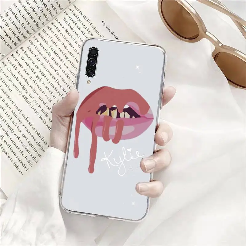 

Sexy Girl Kylie Jenner Phone Case Transparent for Samsung s9 s10 s20 Huawei honor P20 P30 P40 xiaomi note mi 8 9 pro lite plus