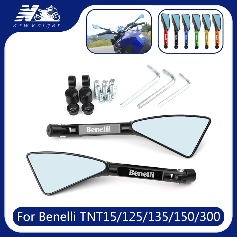 

Мотоциклетные алюминиевые зеркала заднего вида с ЧПУ, боковое зеркало для Benelli RKS125 TNT15 TNT150 TNT125 TNT135 TNT300 TNT600