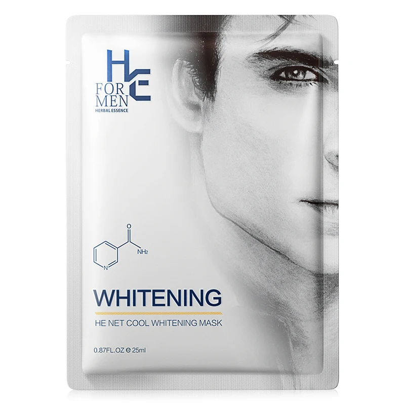 

1-Hearn men's moisturizing mask 6 pieces, whitening, oil control, acne, shrinking pores