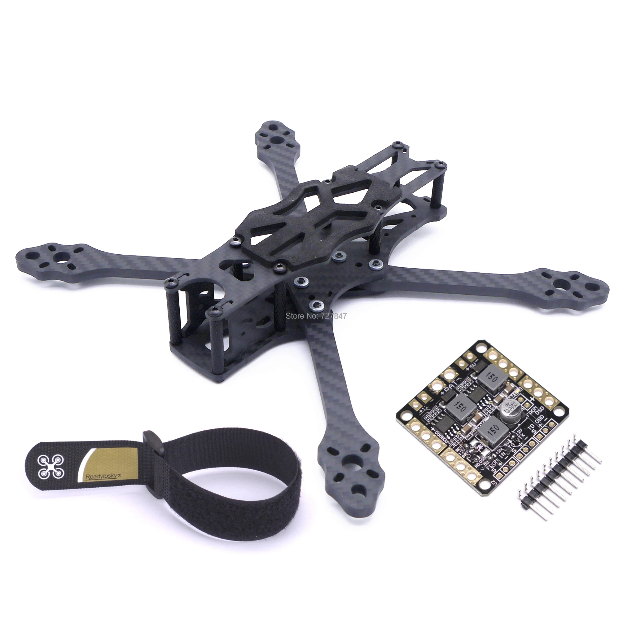 

STEELE STEELE'5 220mm 5inch X Type with 5mm Arm Carbon Fiber Quadcopter Frame FPV Freestyle RC Racing Drone